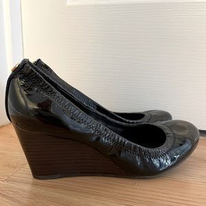 Tory Burch Patent Wedge